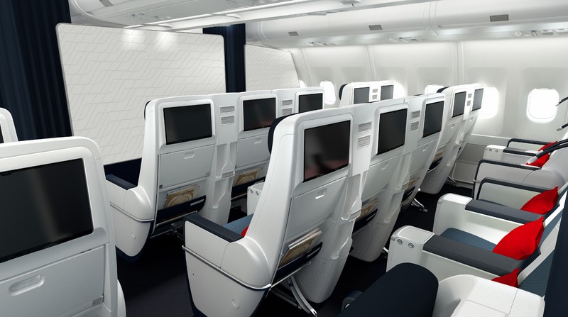 Air France : les nouvelles cabines de l'A330 décollent