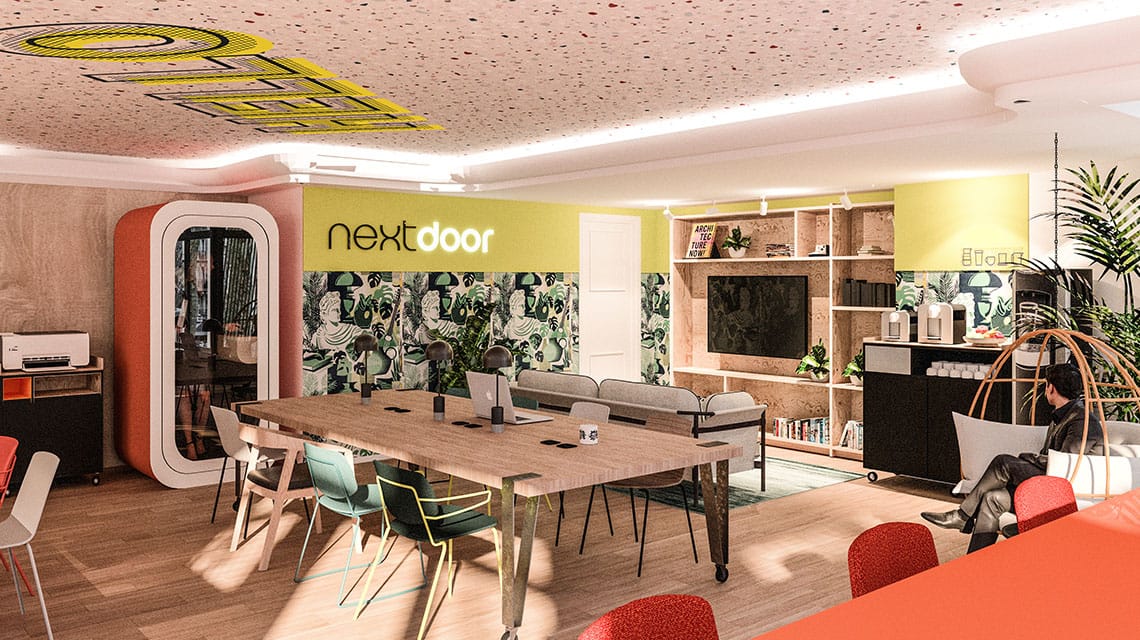 Coworking: Nextdoor devient Wojo