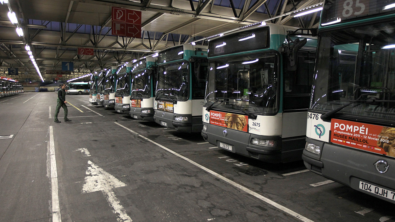 RATP: grève des bus mardi,mercredi et jeudi en Île-de-France