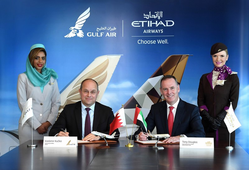 Etihad Airways et Gulf Air unissent leurs forces