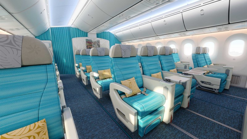 Le Dreamliner et sa premium d'Air Tahiti Nui ont décollé