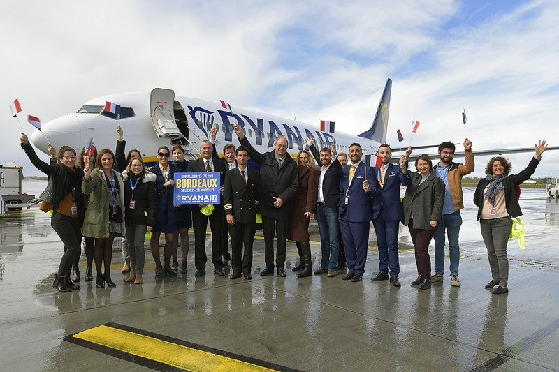 Après Marseille, Ryanair ouvre sa base de Bordeaux