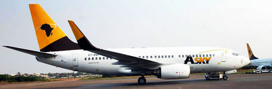 Asky Airlines va voler vers l'Afrique du Sud