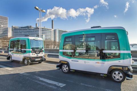 Ile-de-France: la RATP lance 3 nouvelles expérimentations de véhicules autonomes