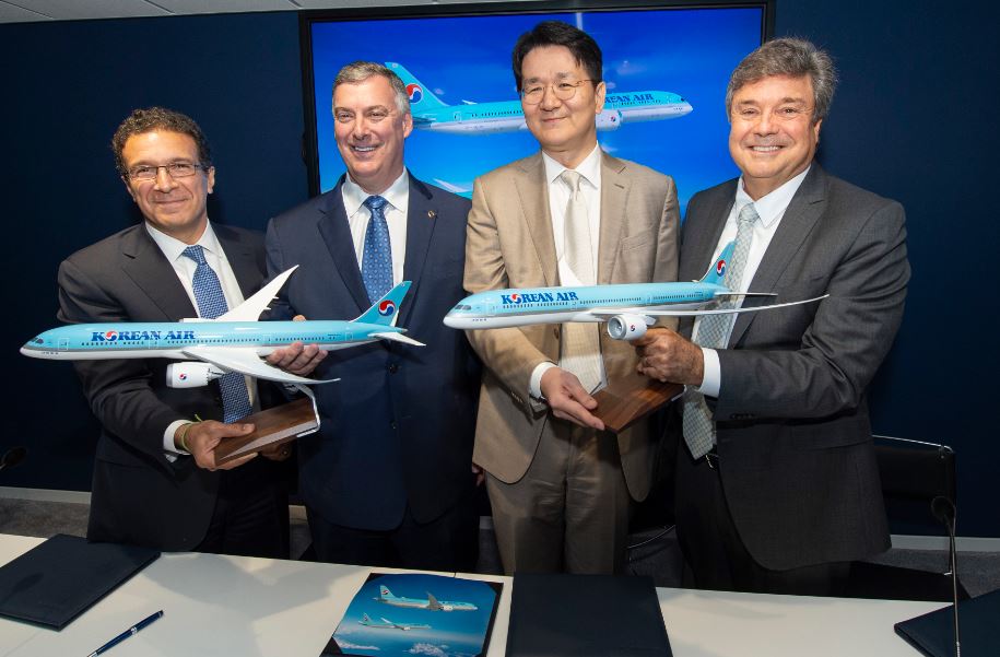 Korean Air va se doter de 30 nouveaux Boeing 787 