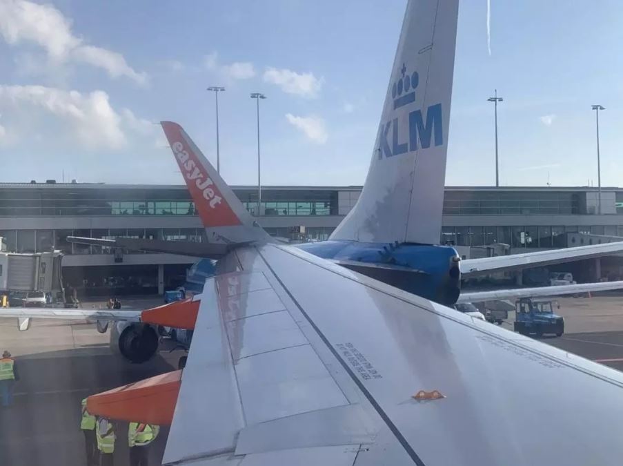 Collision au sol de deux avions à Amsterdam Schiphol (Vidéo)