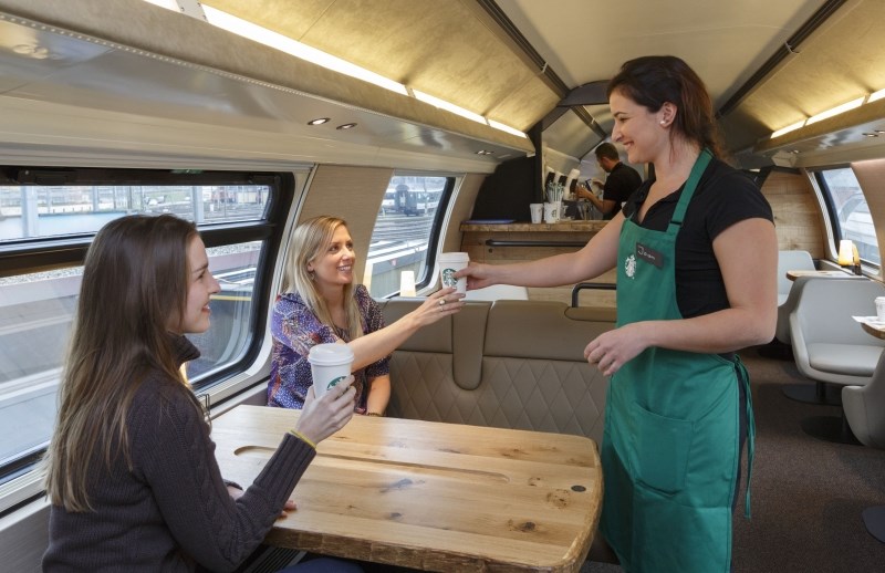 Starbucks sert ses cafés dans les trains CFF