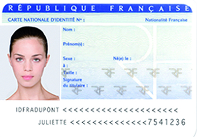 La carte d'identité française valable 15 ans