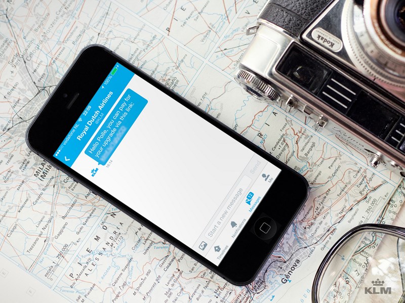 KLM : les voyageurs d’affaires peuvent payer leur billet sur Facebook et Twitter