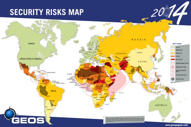 Geos a publié sa carte des risques 2014