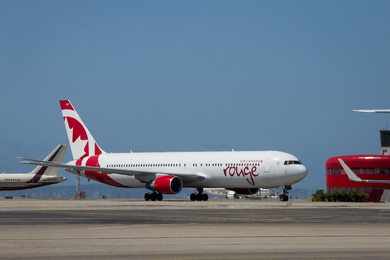Air Canada rouge a inauguré son vol Nice – Montréal