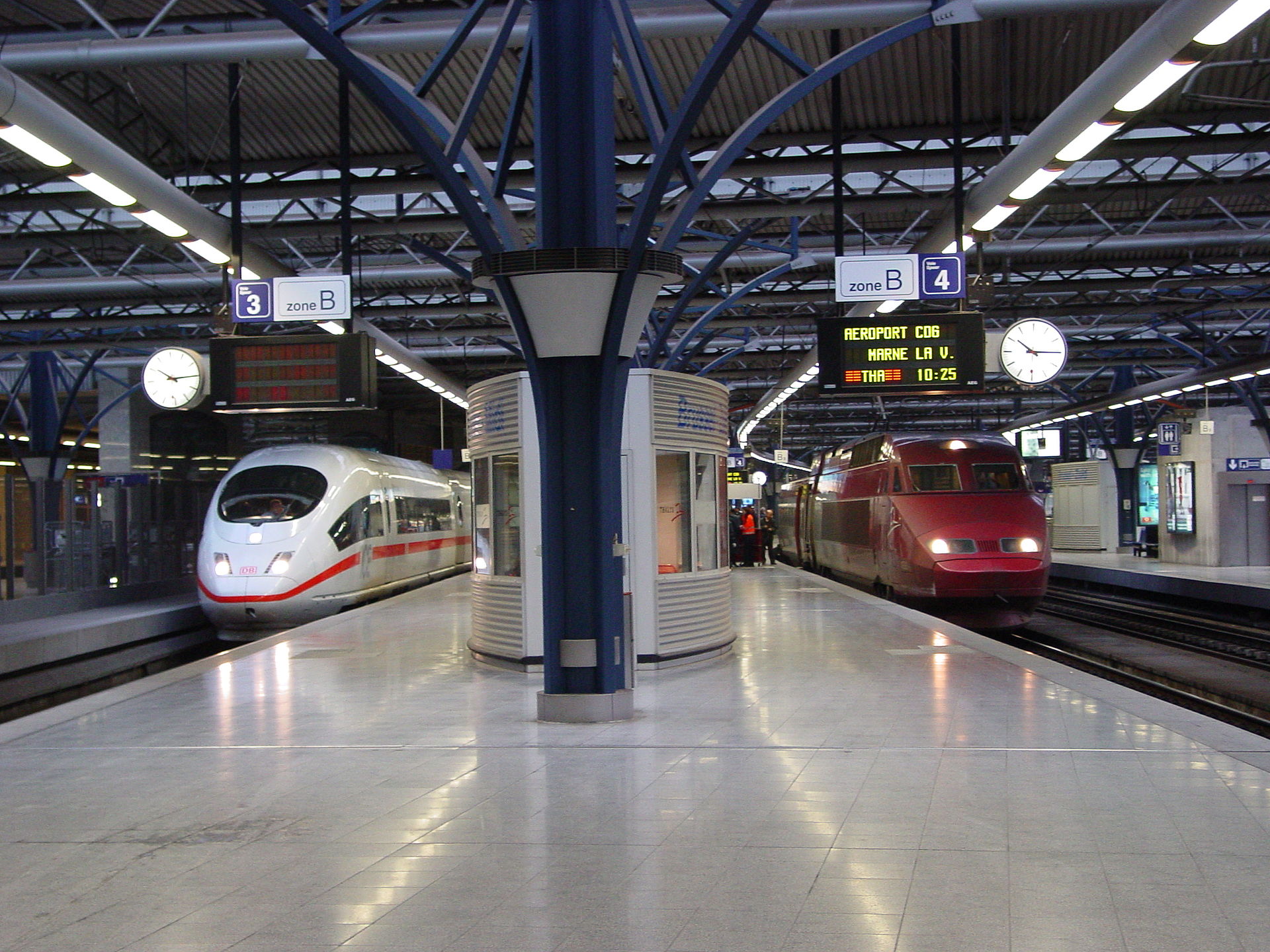 Air France et KLM ont un terminal à la gare de Bruxelles-Midi