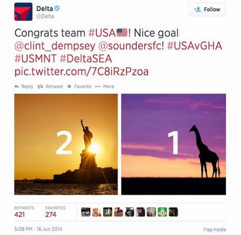 La gaffe : Delta Airlines envoie des girafes au Ghana