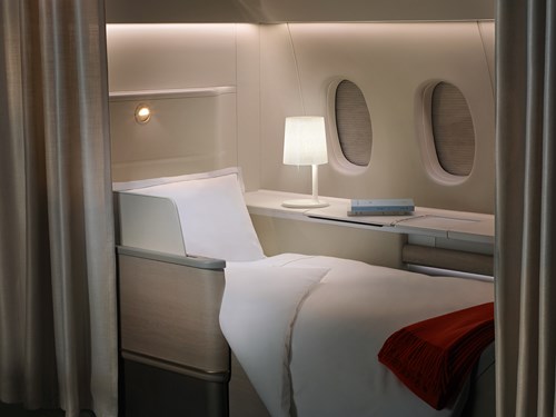 Air France a inauguré le premier B777 équipé de ses nouvelles cabines: les images des sièges