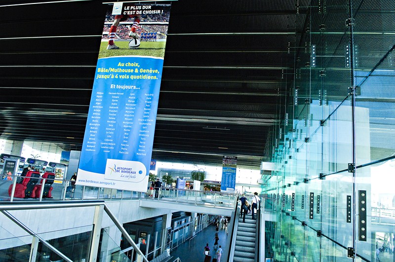 Aéroport de Bordeaux: plus de 500 000 passagers en juin
