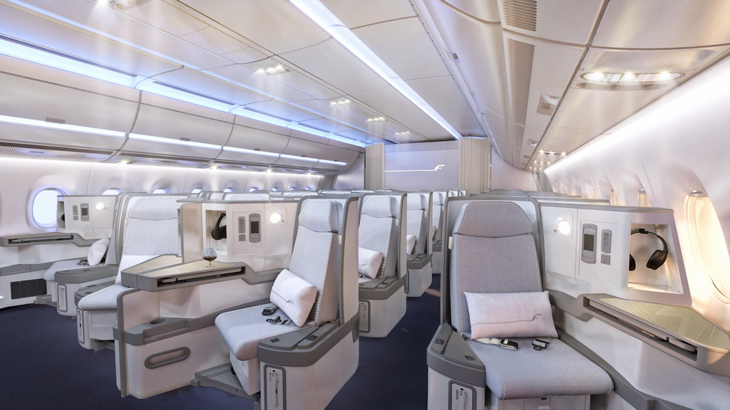 Finnair présente la cabine de ses A350XWB