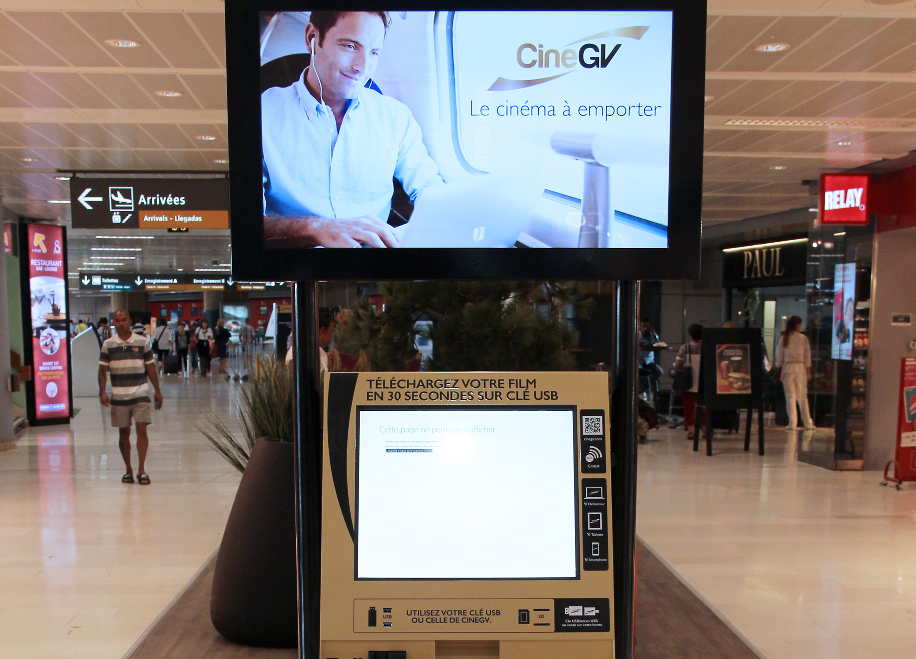 L’aéroport de Toulouse propose le téléchargement de films