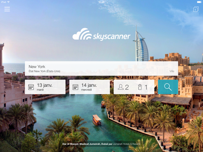 Skyscanner aide les voyageurs d'affaires à trouver un hôtel