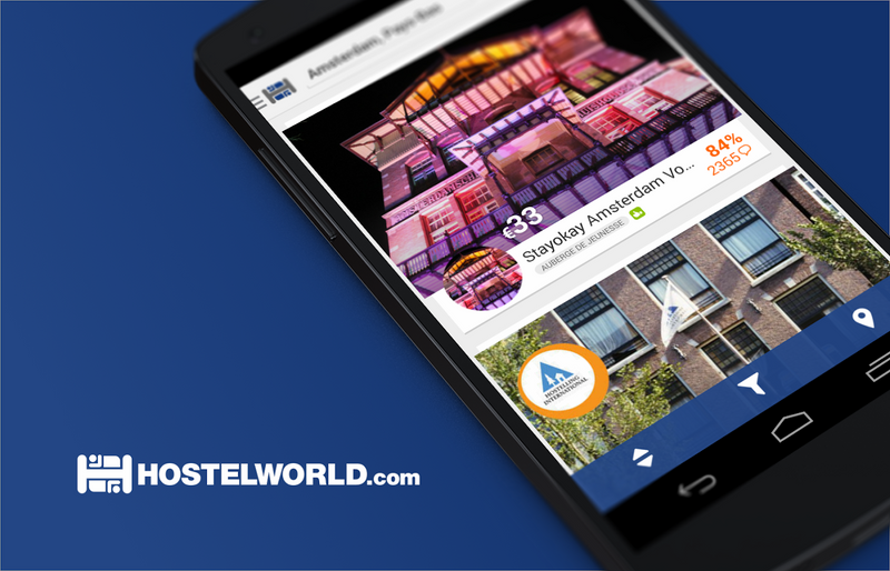 Hostelworld lance sa nouvelle application pour Android