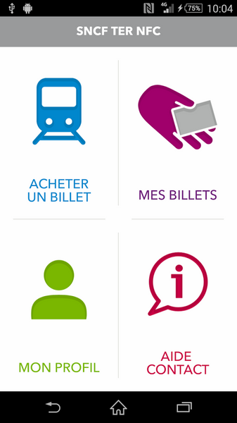 L'appli NFC disponible pour le TER en Basse-Normandie