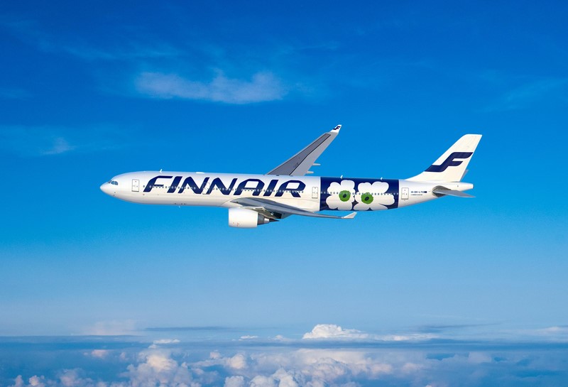 Finnair fait une nouvelle fois appel au design de Marimekko