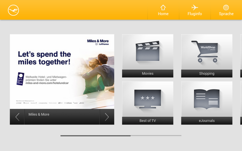 Lufthansa propose des films en streaming sur certains moyen-courriers