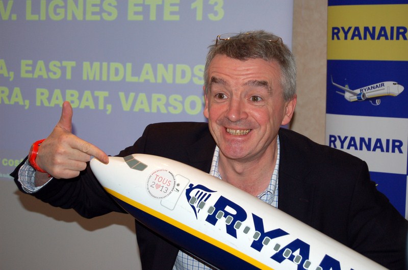 Michael O’Leary affirme que plusieurs aéroports principaux en Europe courtisent Ryanair