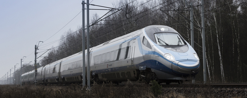 Un TGV en Pologne