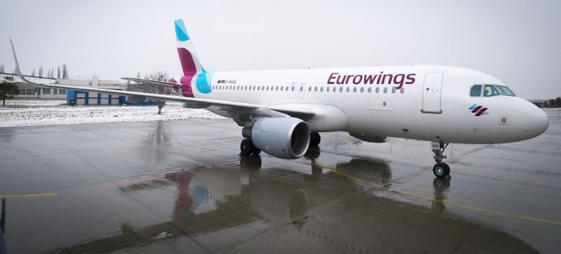Le 1er A320 Eurowings a pris son envol le 1er février