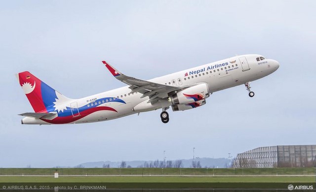 Nepal Airlines reçoit son 1er A320