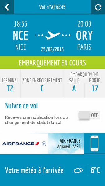 Les Aéroports de Nice ont une nouvelle appli