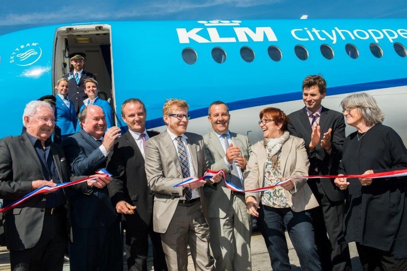 KLM a inauguré son vol Montpellier - Amsterdam