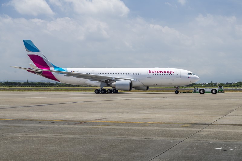Le premier A330-200 aux couleurs d'Eurowings est à Hambourg