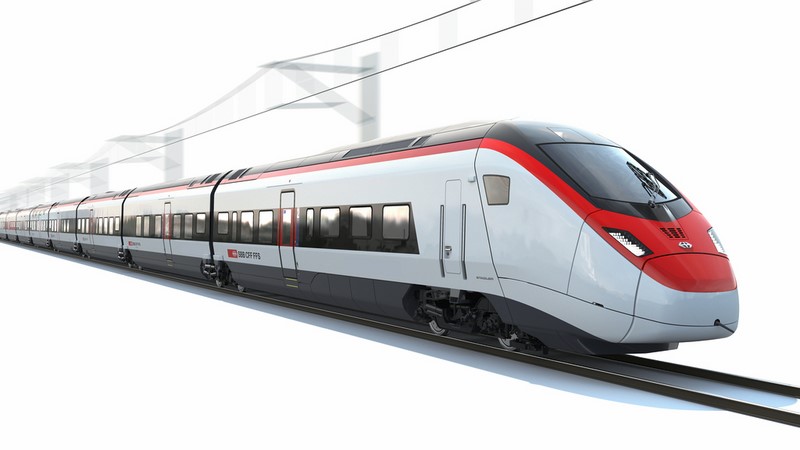 Le TGV Giruno des CFF prend forme... en maquette
