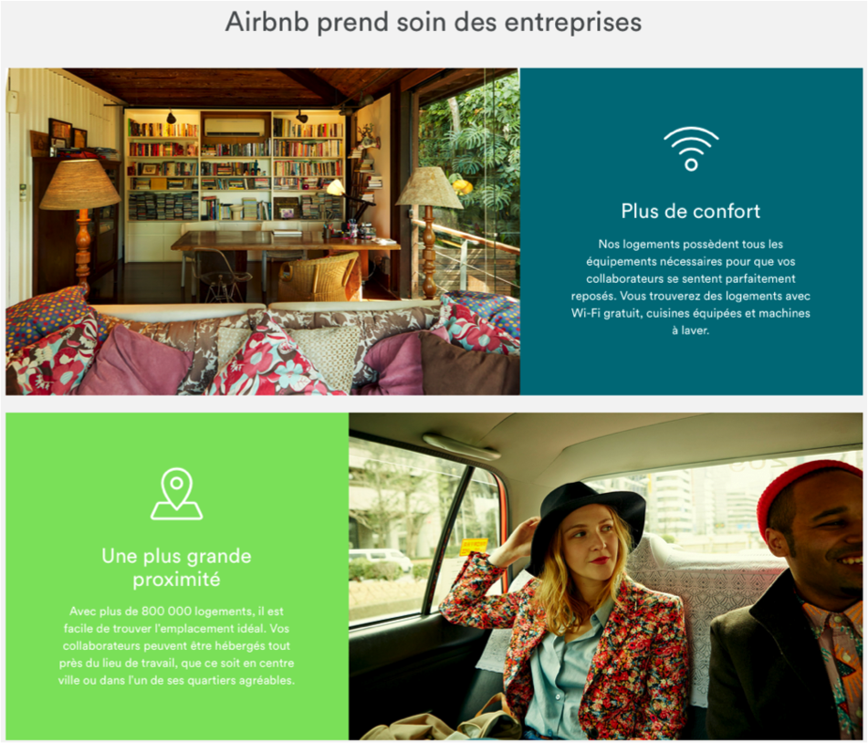 Airbnb et Uber à l’assaut du tourisme d’affaires