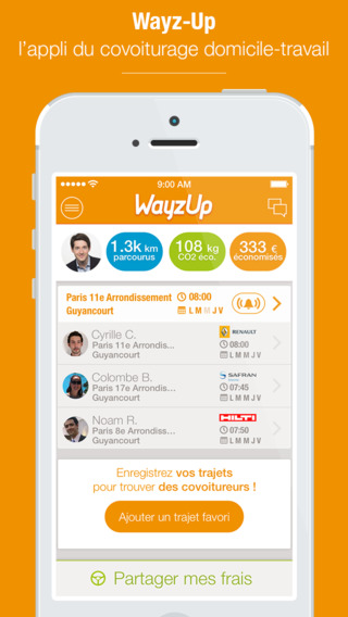 Wayz-up veut offrir une solution de covoiturage domicile-travail