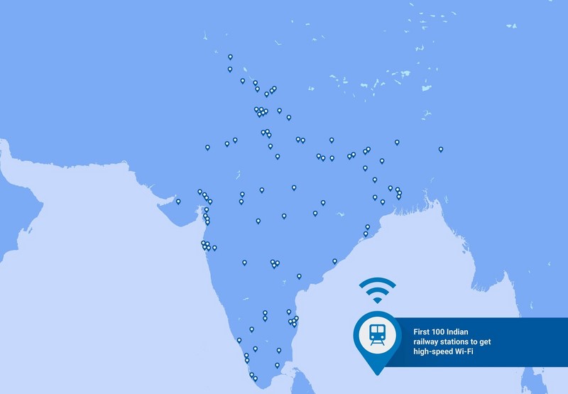 Google va installer le wifi dans 400 gares indiennes