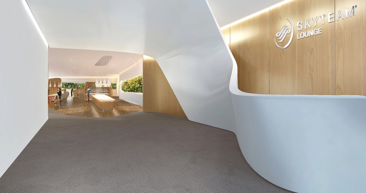 SkyTeam repense le concept architectural de ses salons avec Brandimage