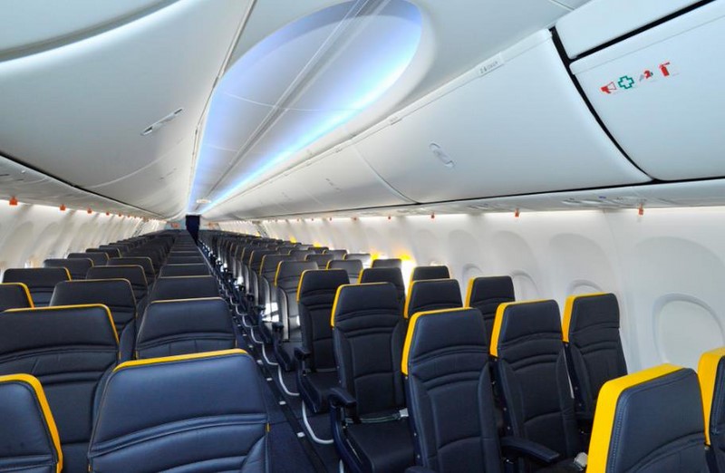 Ryanair dévoile ses nouvelles cabines