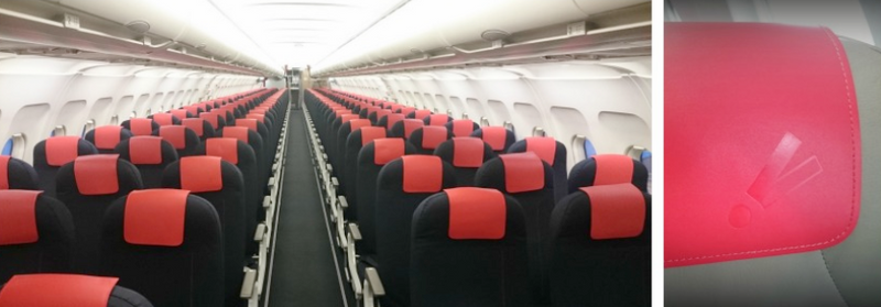 Nouveau look pour les cabines des avions de Hop! Air France