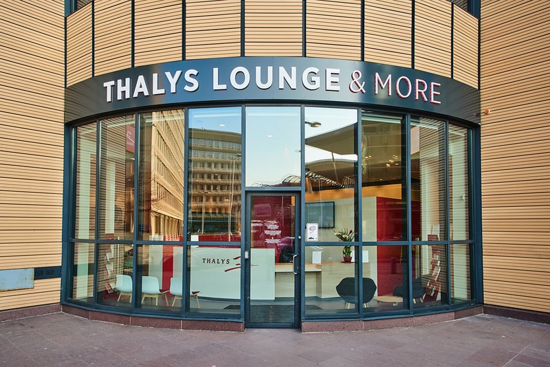 Thalys présente son nouveau lounge de Bruxelles-Midi