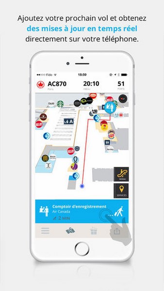 L'aéroport de Montréal atterrit sur iPhone