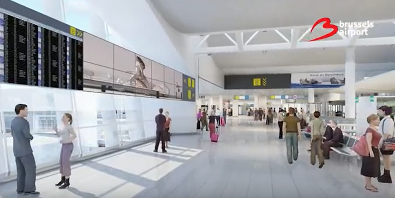 Un nouvel accès à la Jetée B de Brussels Airport ce jeudi