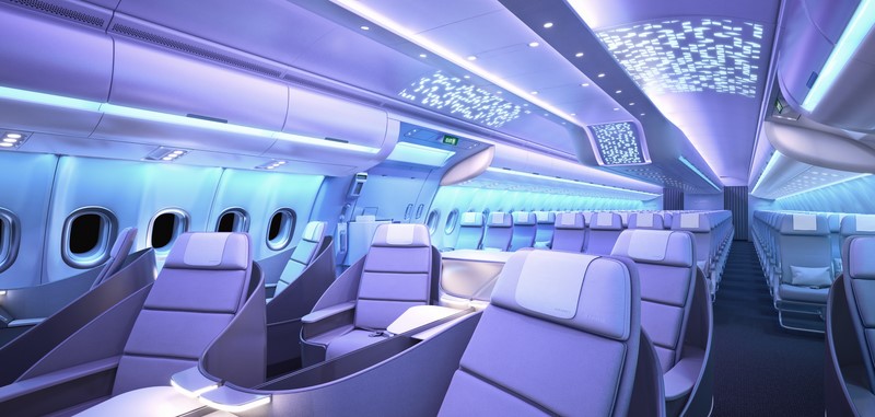 Airspace, la nouvelle cabine imaginée par Airbus