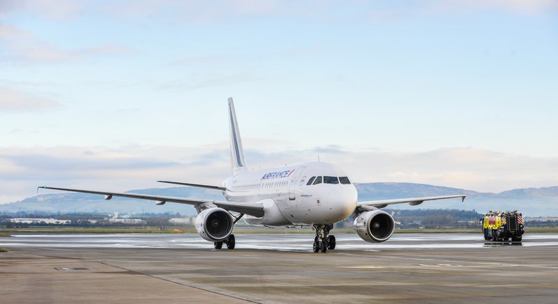Air France fait la liaison entre Paris CDG et Glasgow