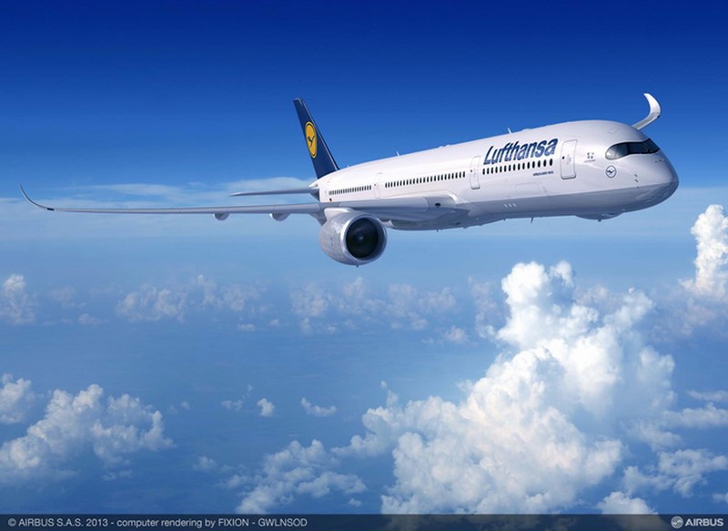 Lufthansa présente son A350-900