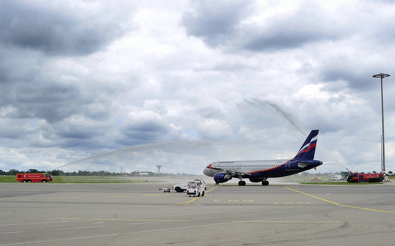 Aeroflot a inauguré son vol Lyon – Moscou