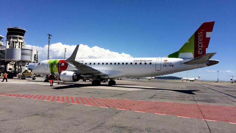 L’Embraer 190 de Tap Portugal a pris son envol