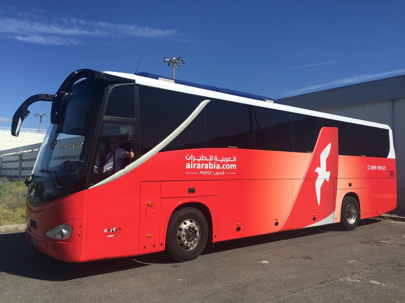 Air Arabia Maroc lance un service de navette en bus depuis l'aéroport de Montpellier