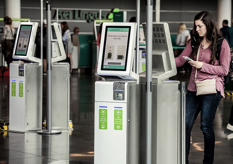 Dublin Airport a installé 62 nouvelles bornes self-service